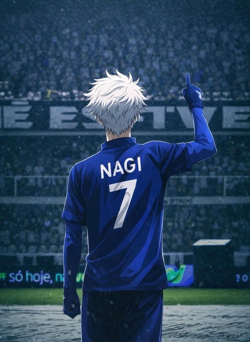 Cầu thủ Blue Lock với thần thái lạnh lùng