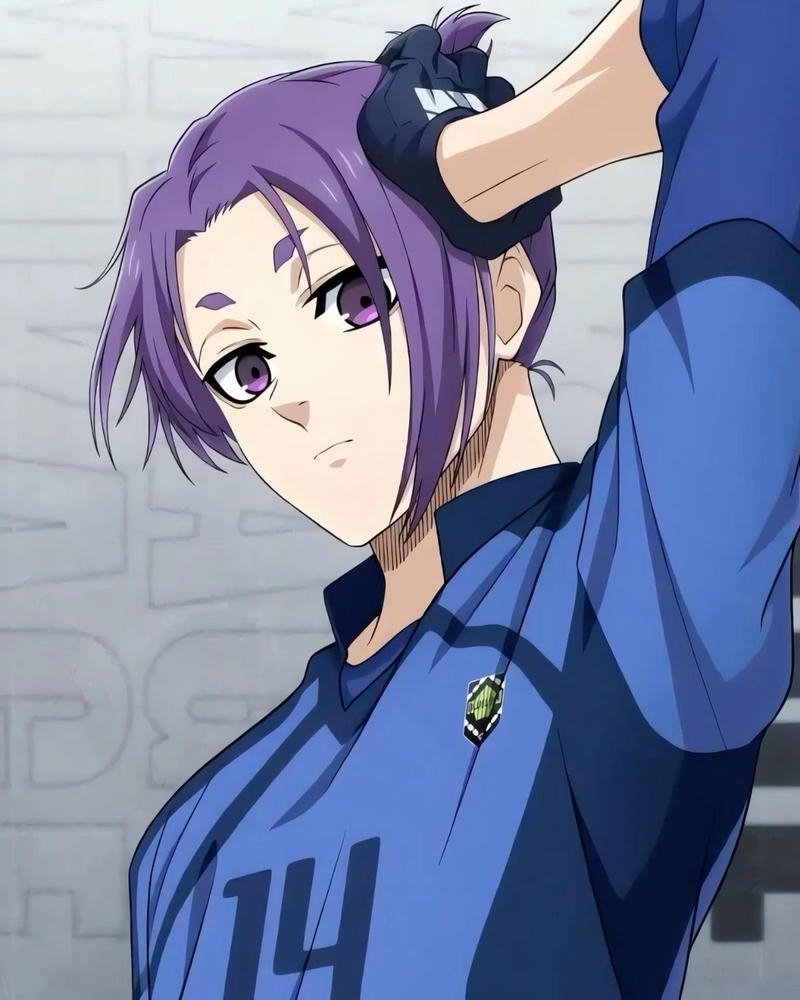 Cầu thủ Blue Lock với thần thái thi đấu cuốn hút