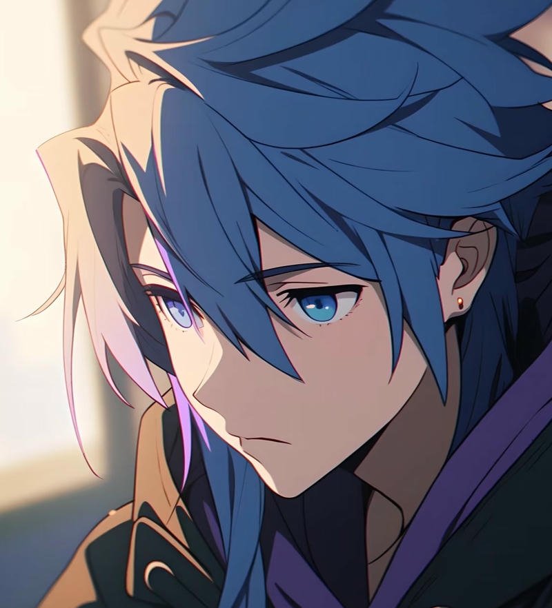 Chàng trai anime wibu phong cách nhẹ nhàng