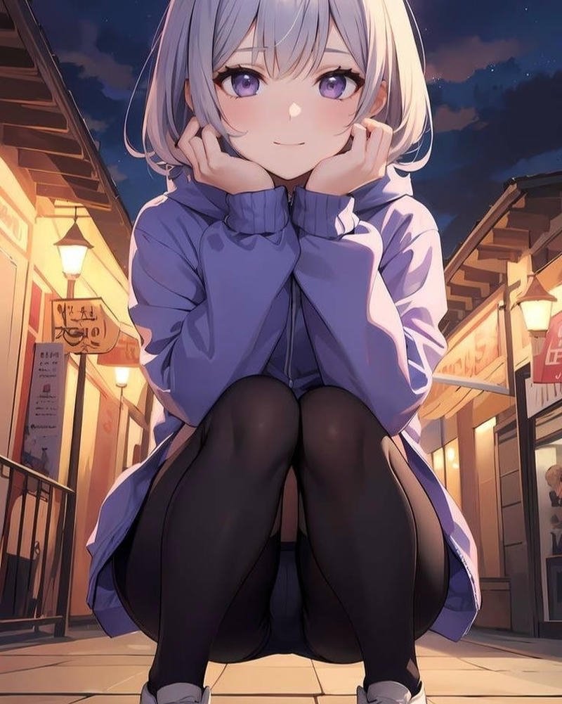 Cô gái anime ecchi phong cách kawaii nhẹ nhàng