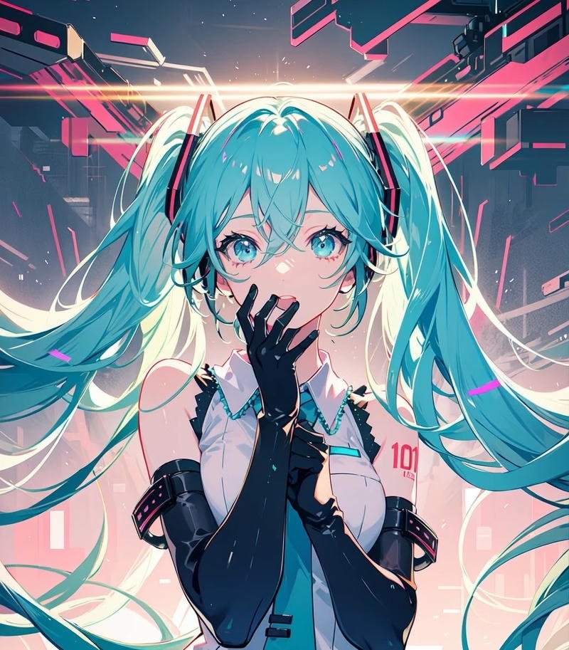 Cô gái anime wibu với phong cách cute