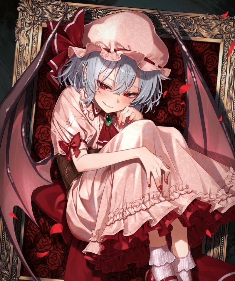 Cô gái vampire anime với phong cách quyến rũ