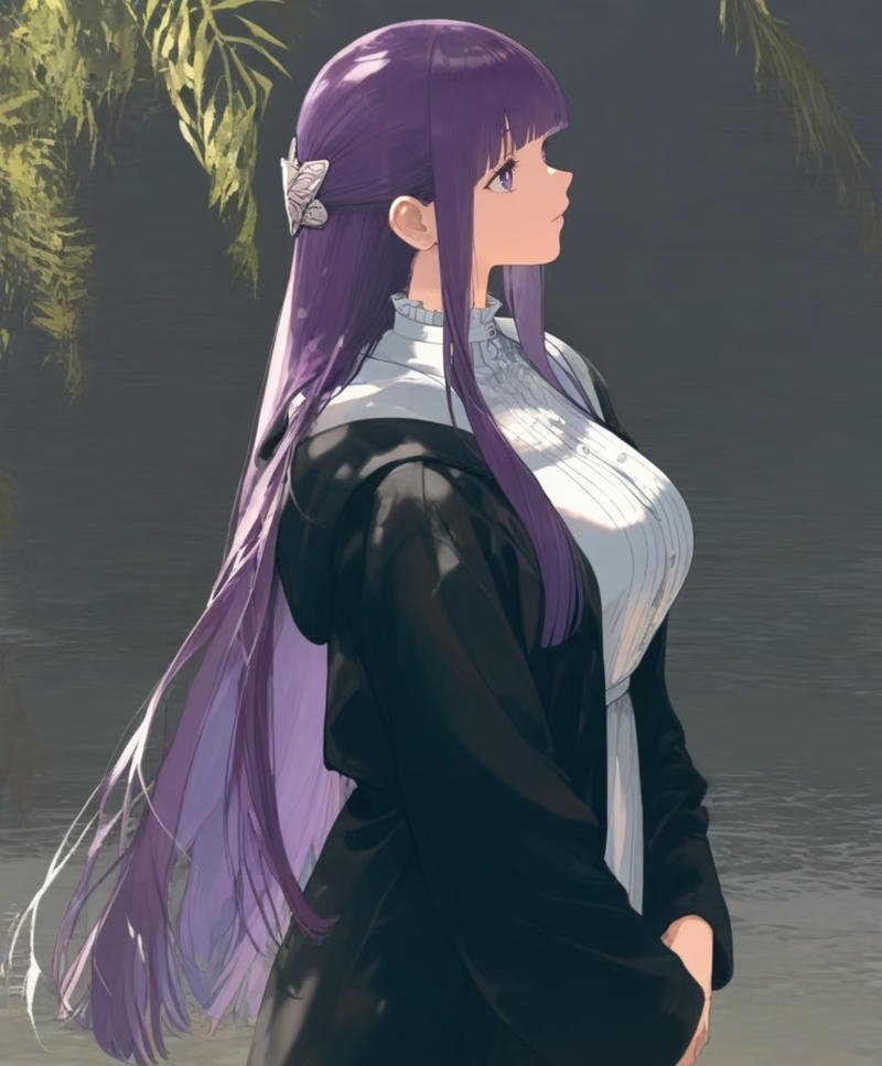 Fern anime với thần thái nhẹ nhàng cuốn hút