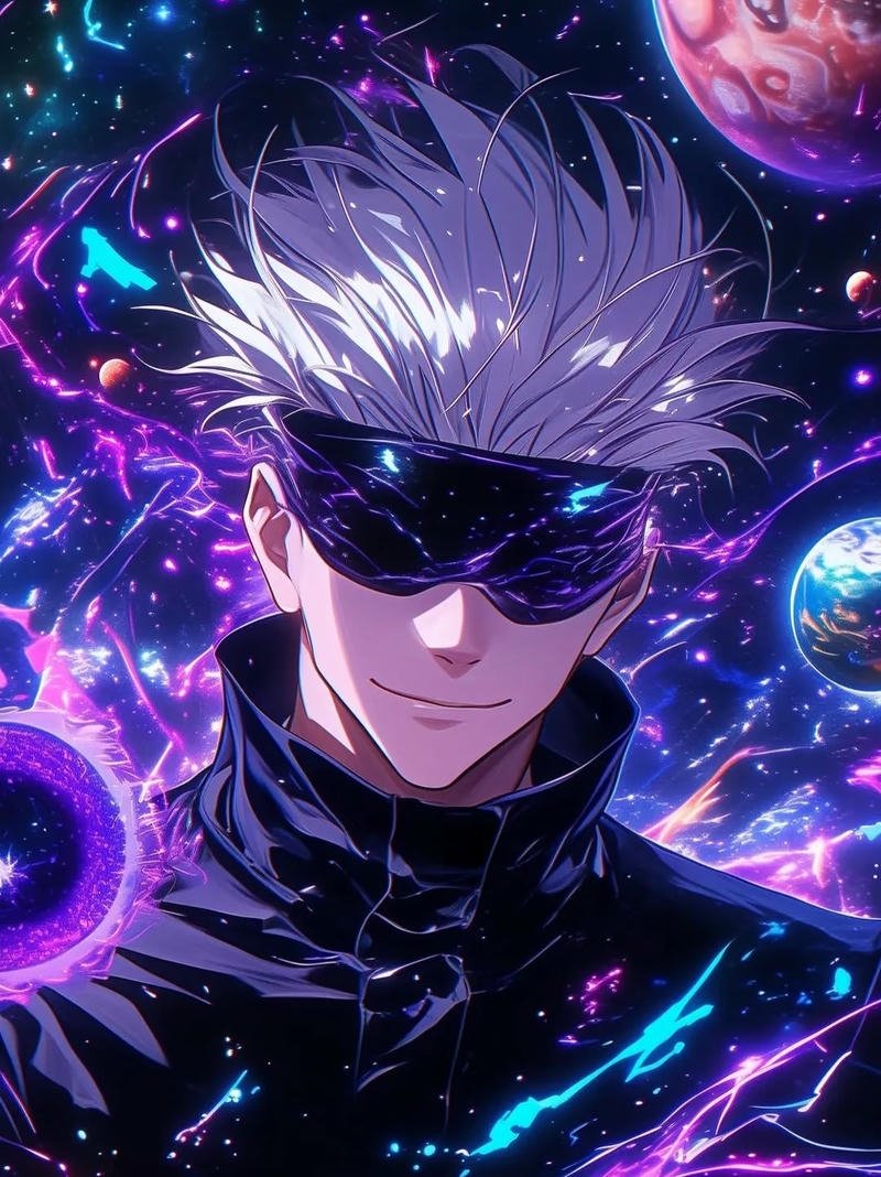 Gojo Satoru với biểu cảm lạnh lùng cuốn hút