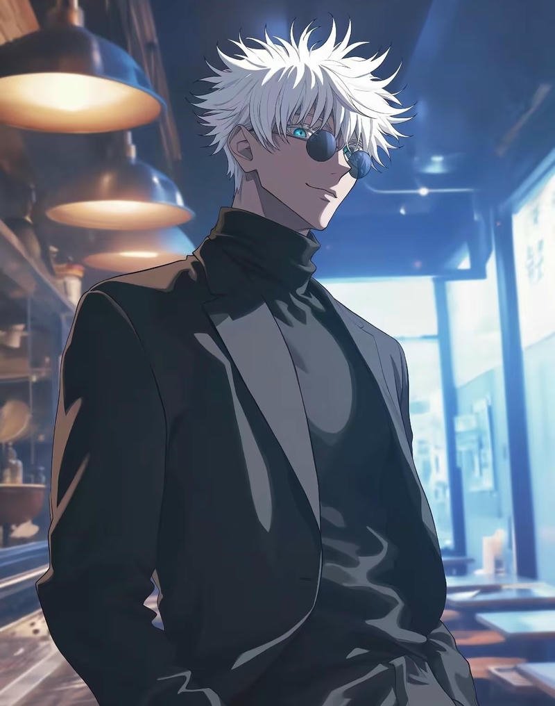 Hình Gojo Satoru phong cách lạnh lùng cuốn hút