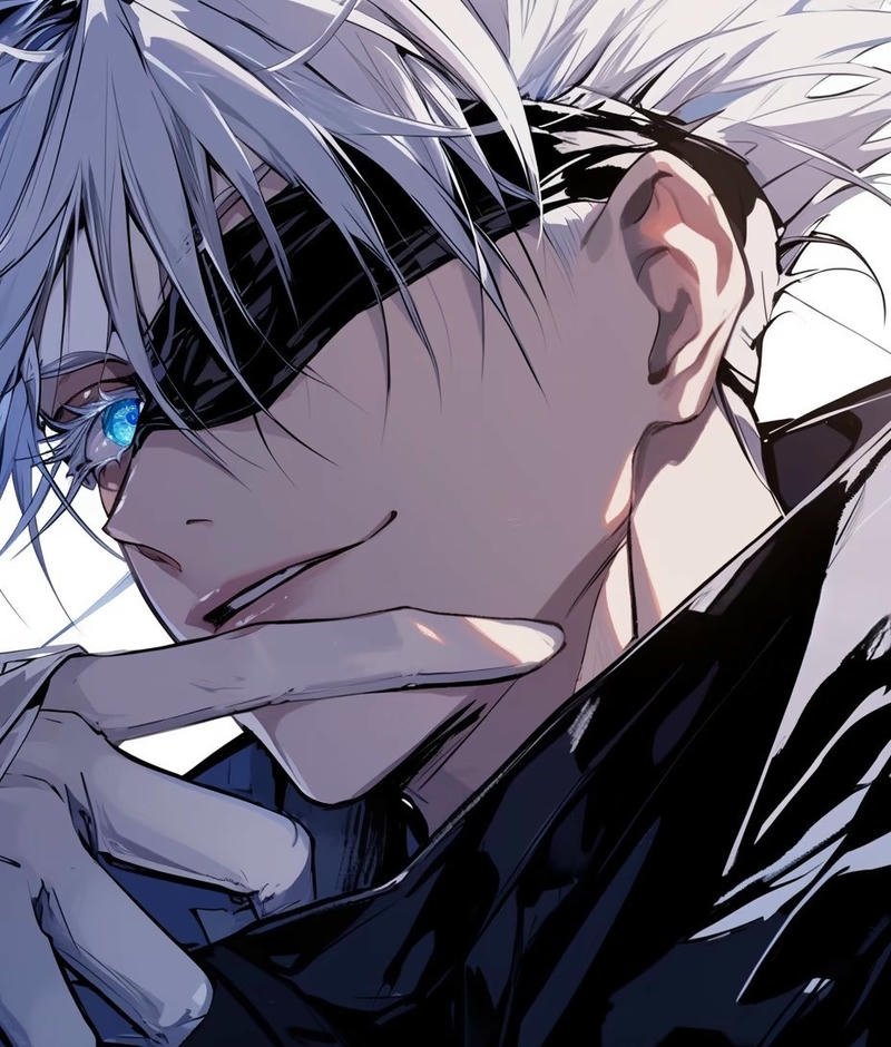 Hình Gojo Satoru với phong cách ngầu cá tính