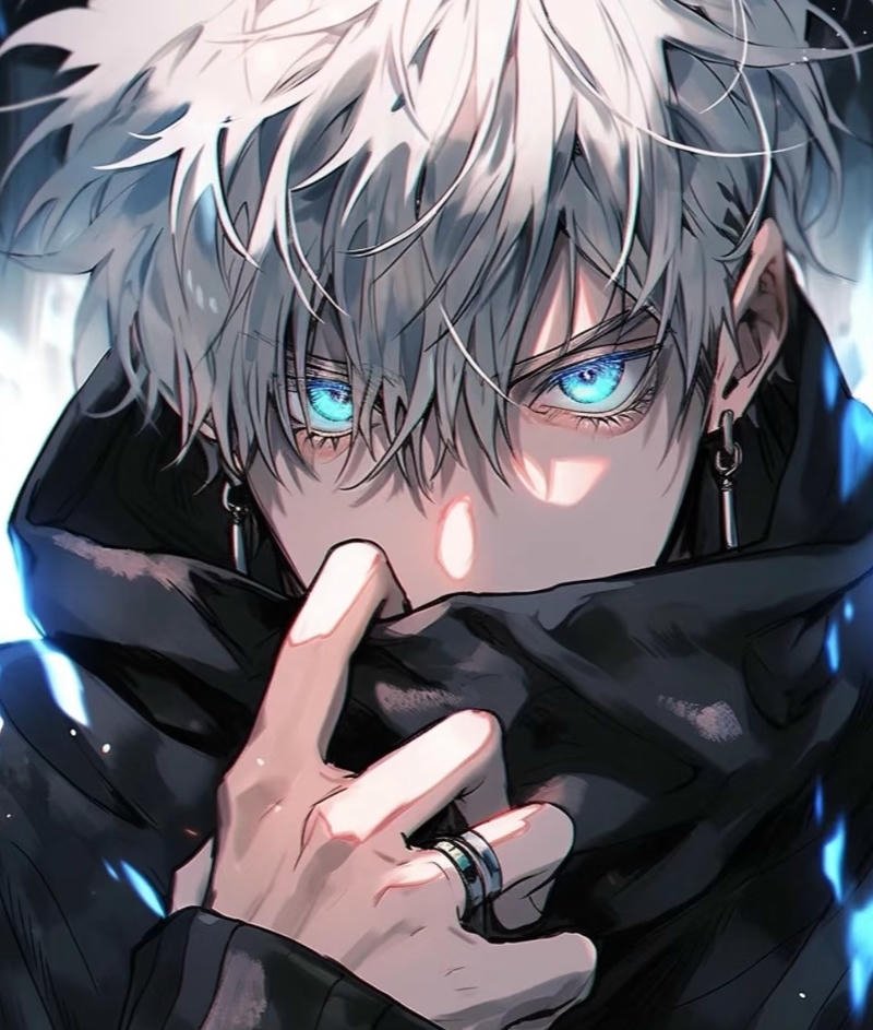 Hình Gojo Satoru với thần thái mạnh mẽ