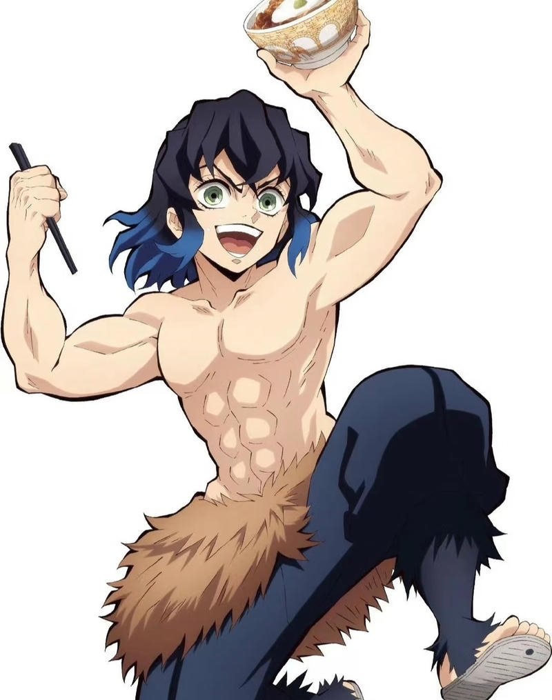 Hình Inosuke nhảy múa