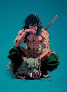 Hình Inosuke phong cách ngầu với khí chất mạnh