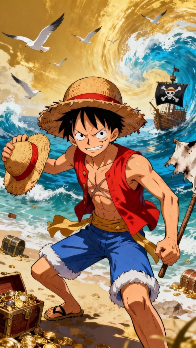 78+ ảnh anime Luffy cùng hiệu ứng cực sắc nét và bốc lửa