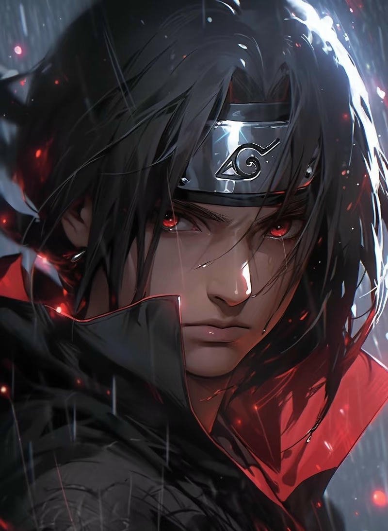 Hình Uchiha Itachi với khí chất ninja mạnh