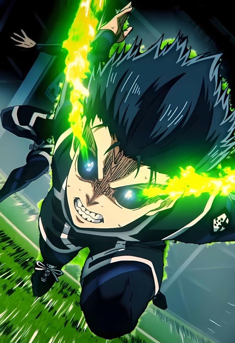 Hình anime Blue Lock với phong cách mạnh mẽ