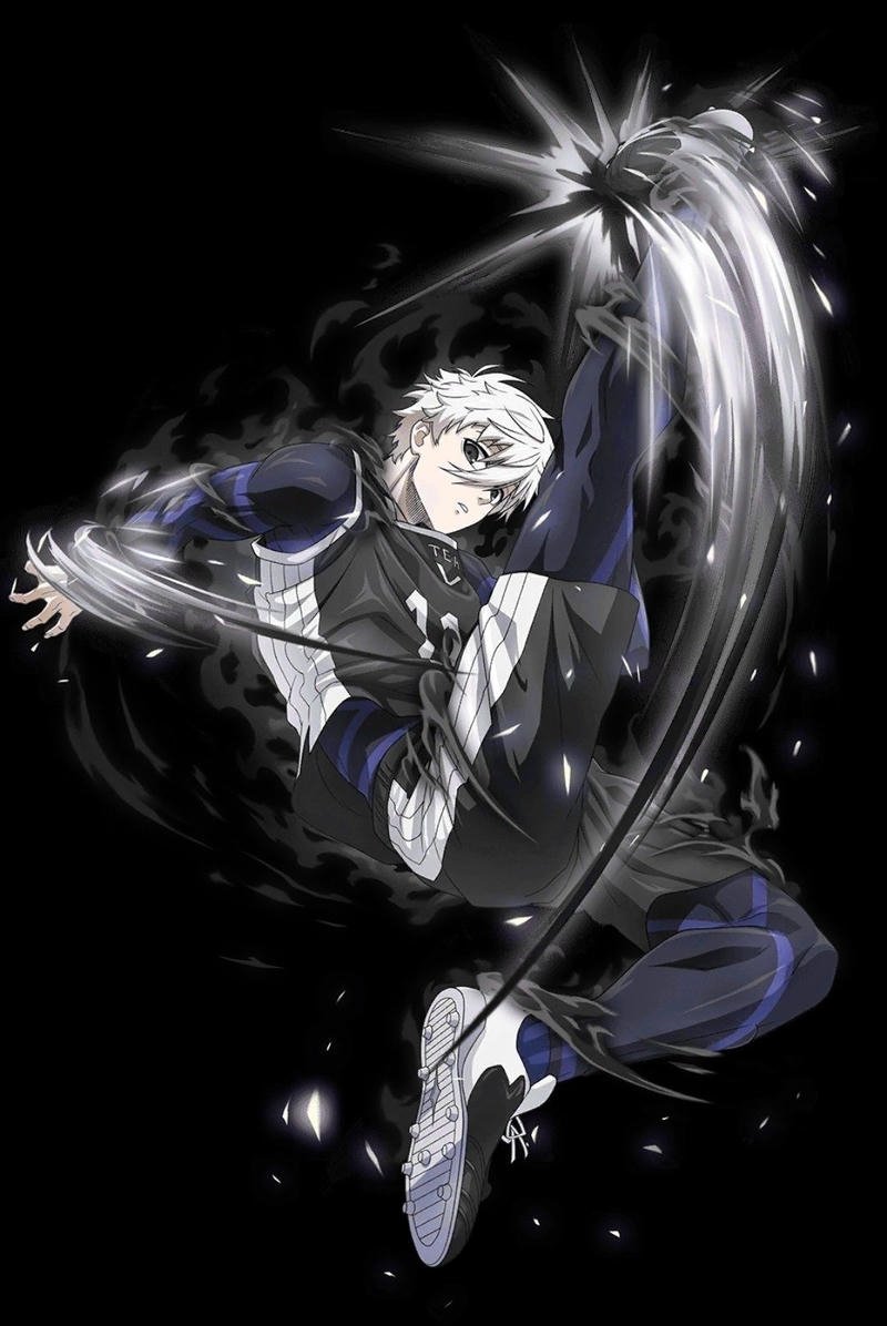 Hình anime Blue Lock với phong cách năng động