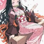 Hình anime Thanh Gươm Diệt Quỷ phong cách chiến binh