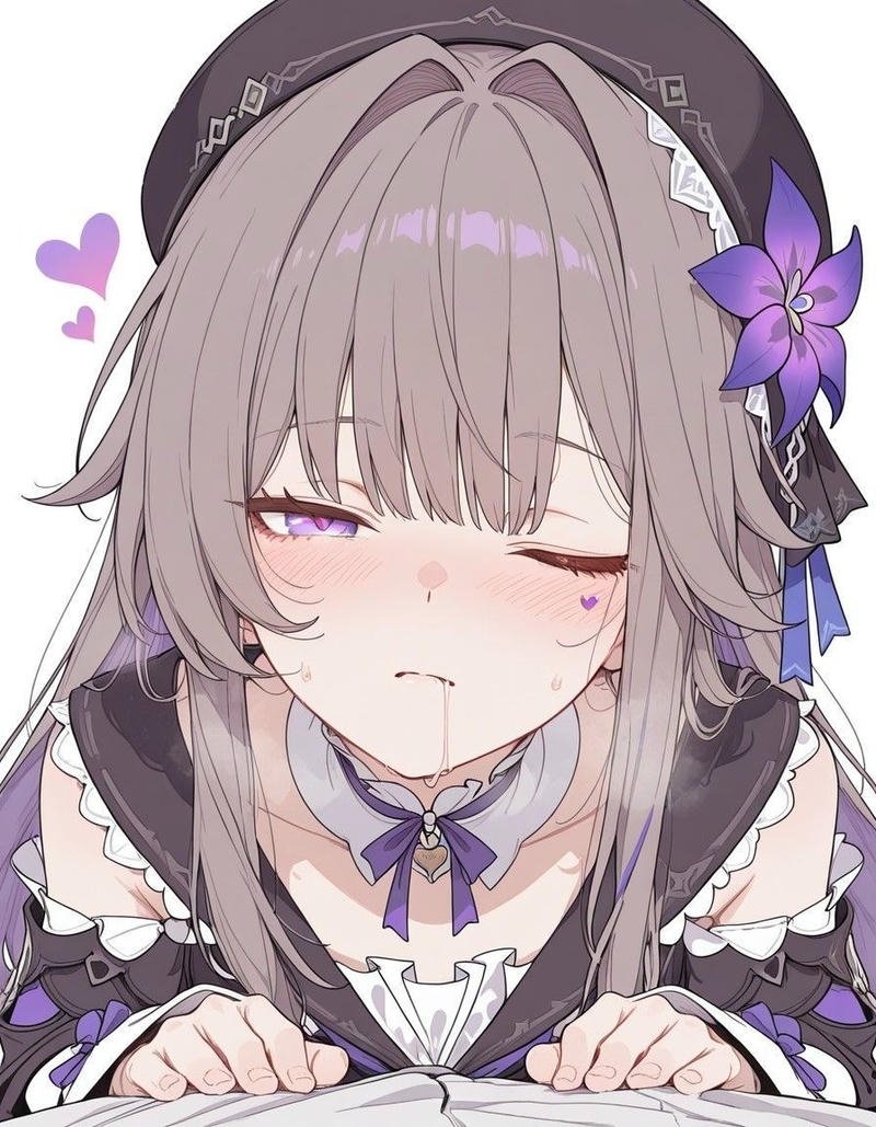 Hình anime ecchi với dáng pose thu hút tự nhiên