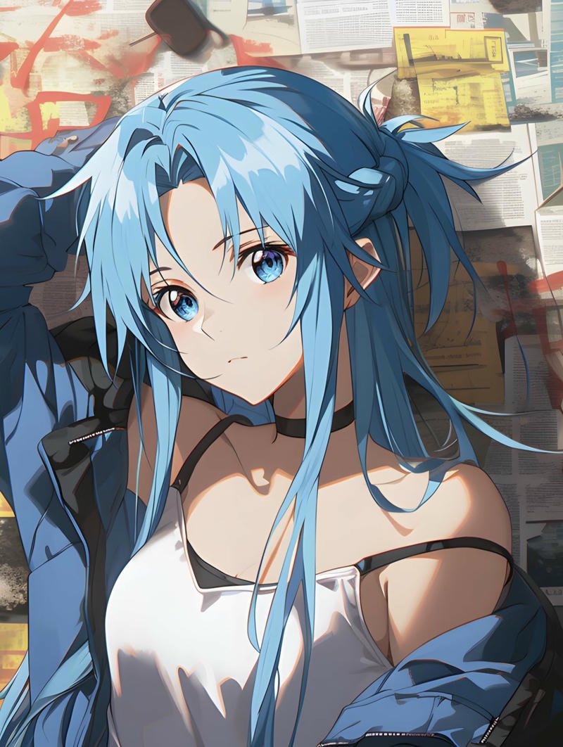 Hình anime wibu với ánh mắt trong sáng