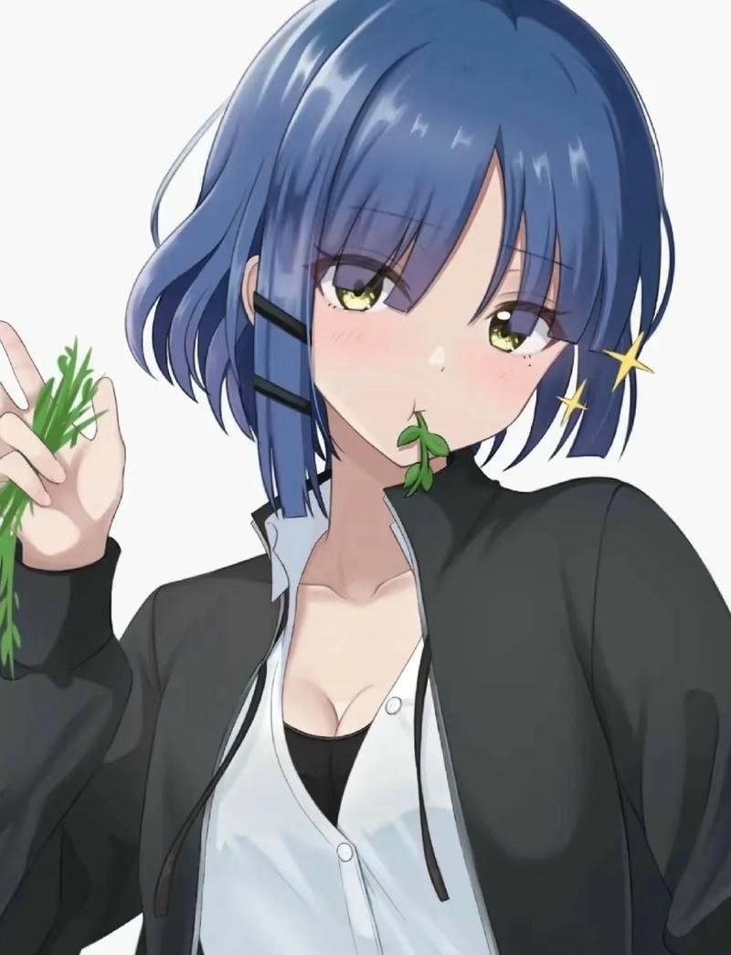 Hình anime wibu với biểu cảm đáng yêu tự nhiên