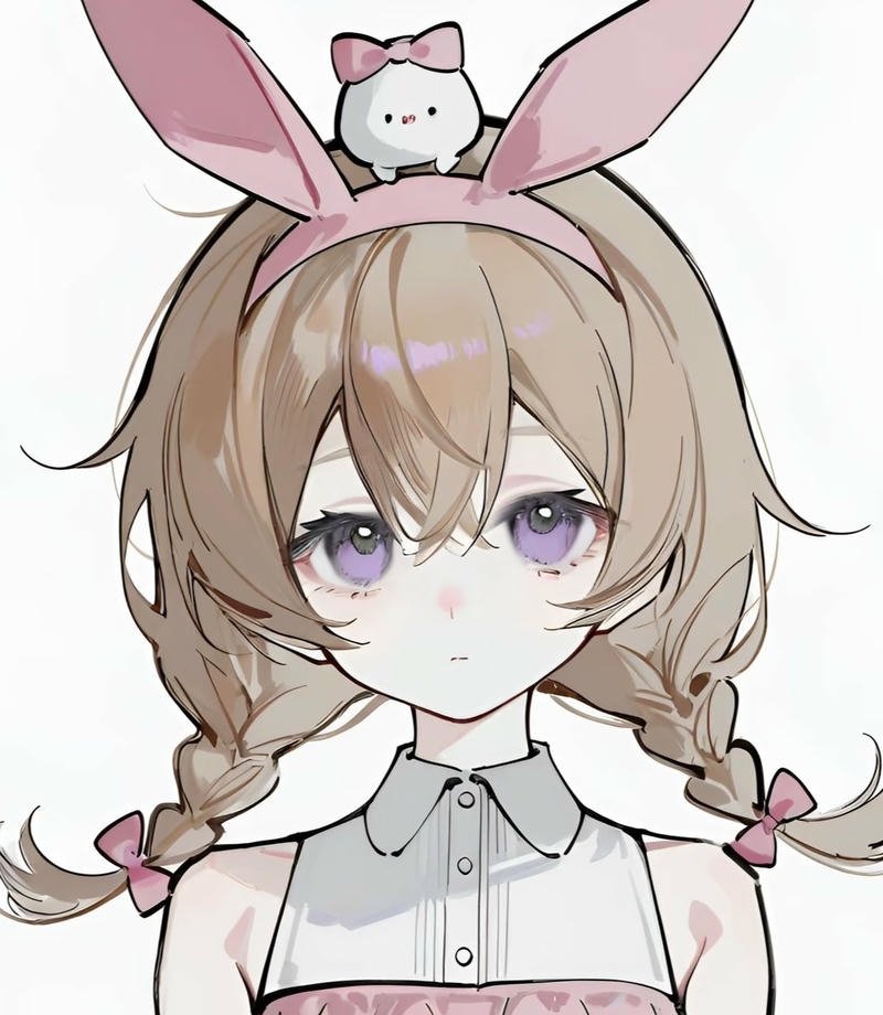 Hình thỏ anime phong cách đáng yêu cuốn hút