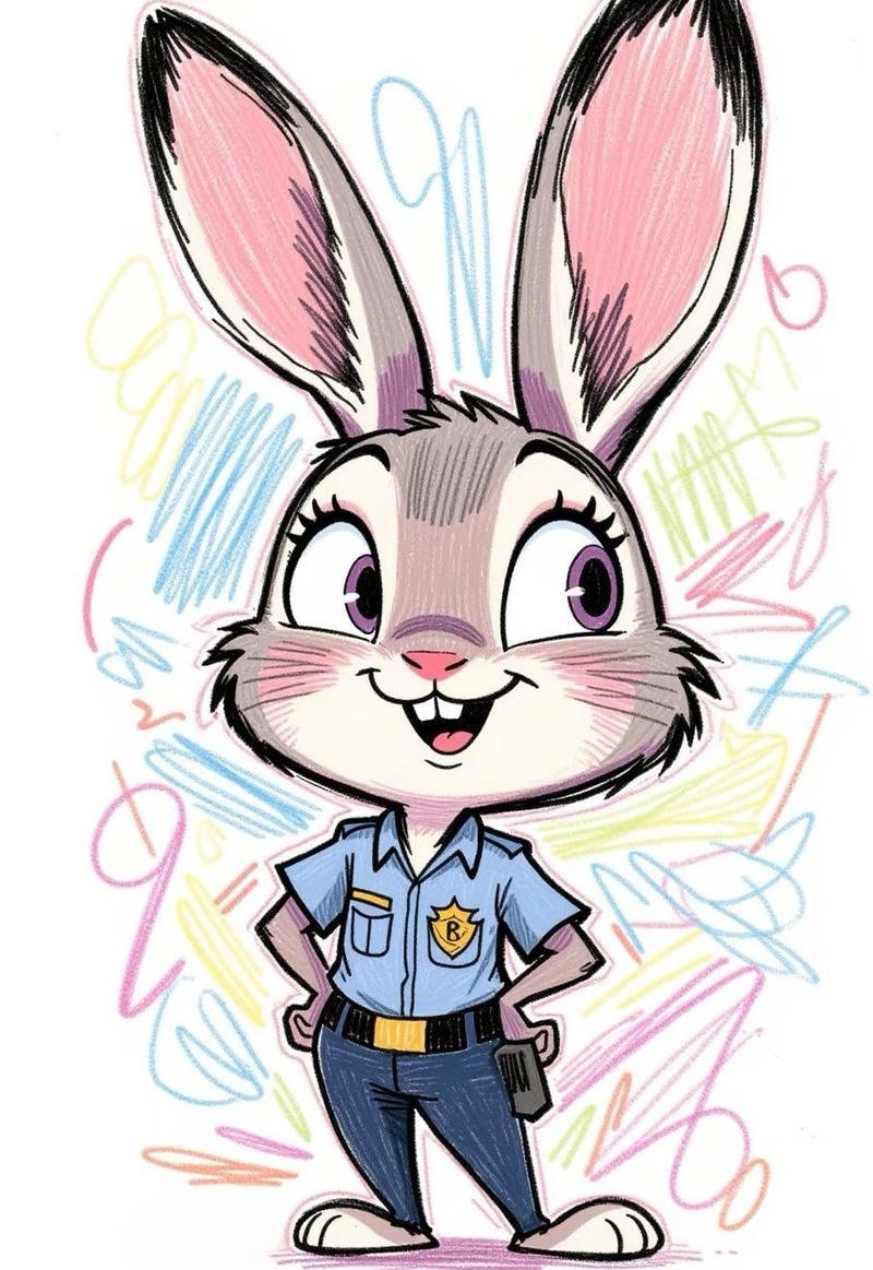 Hình thỏ anime trong khung cảnh dễ thương