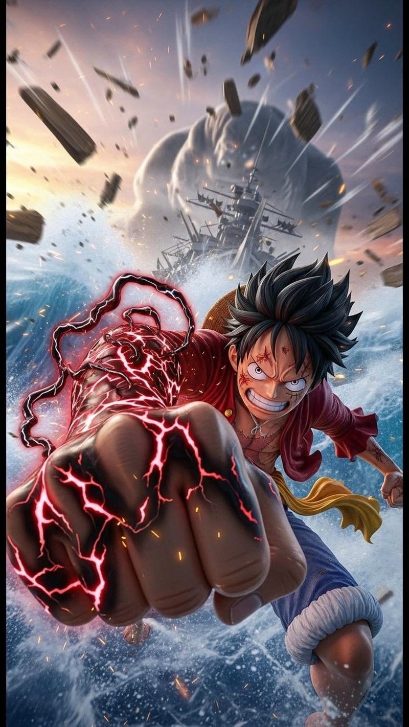 Khoảnh khắc Luffy chiến đấu mạnh mẽ trong One Piece