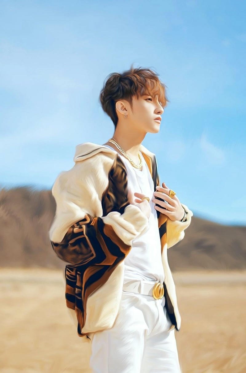 Nền Sơn Tùng MTP phong cách tối giản nhưng vẫn rất cuốn hút