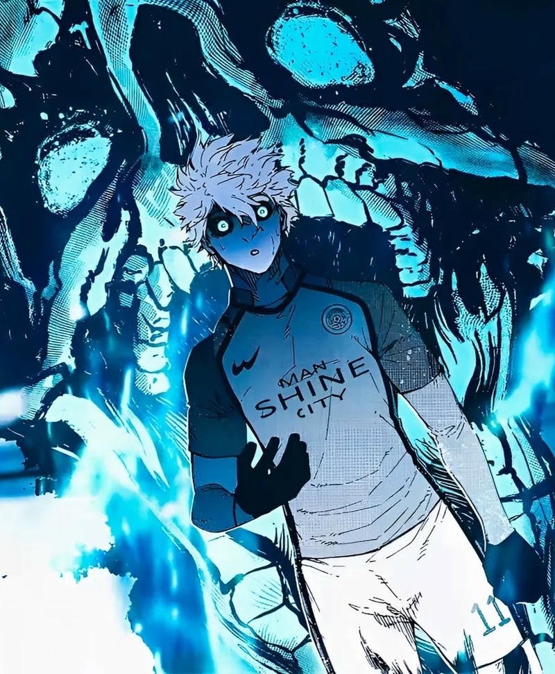 Nhân vật Blue Lock trong khoảnh khắc tấn công