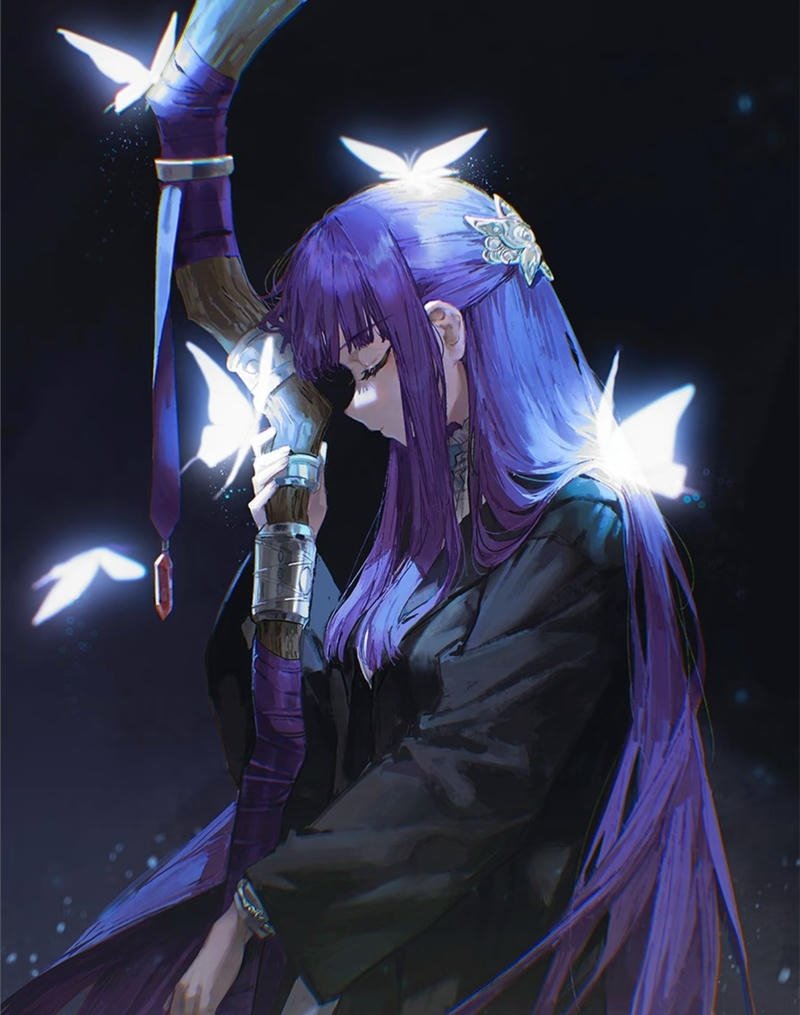 Nhân vật Fern đứng yên với thần thái bình tĩnh