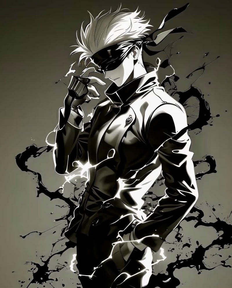 Nhân vật Gojo Satoru trong khung cảnh chiến đấu