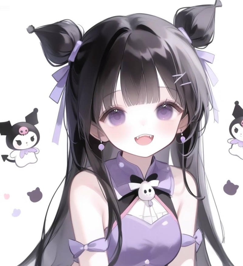 Nhân vật Kuromi với phong cách độc đáo cá tính