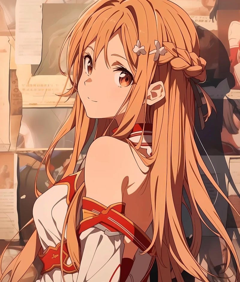 Nhân vật anime nữ ecchi với nét quyến rũ