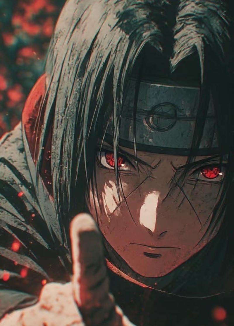 Uchiha Itachi với ánh mắt đầy bí ẩn
