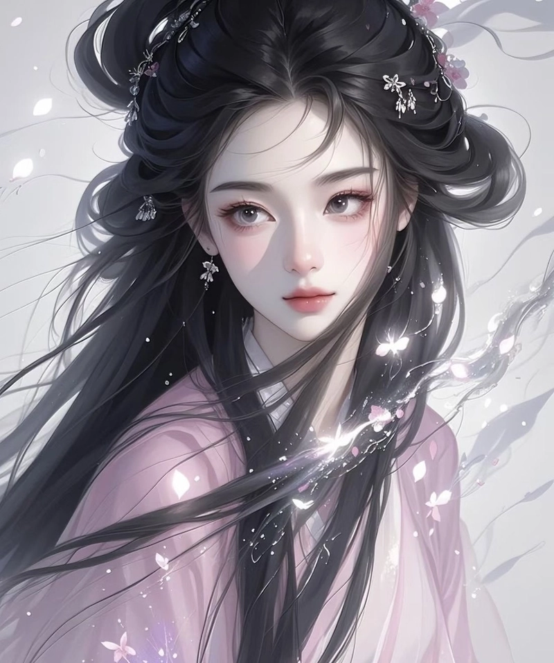 anime nữ cổ trang với thần thái cuốn hút