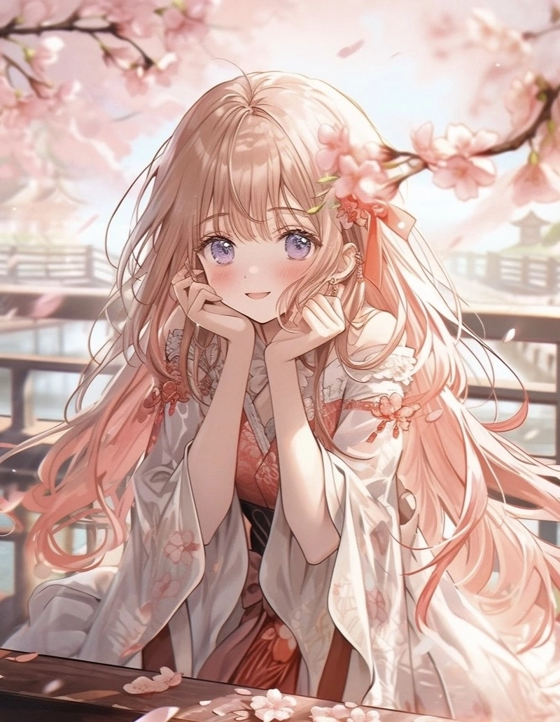 hình anime nữ cổ trang phong cách nhẹ nhàng cuốn hút