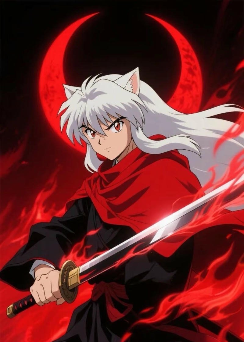 Ảnh Inuyasha anime phong cách hành động cuốn hút