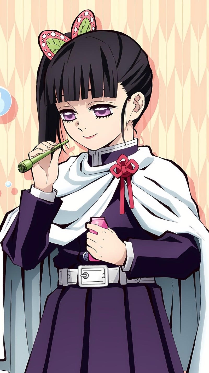 Ảnh Kanao anime phong cách đơn giản dễ thương