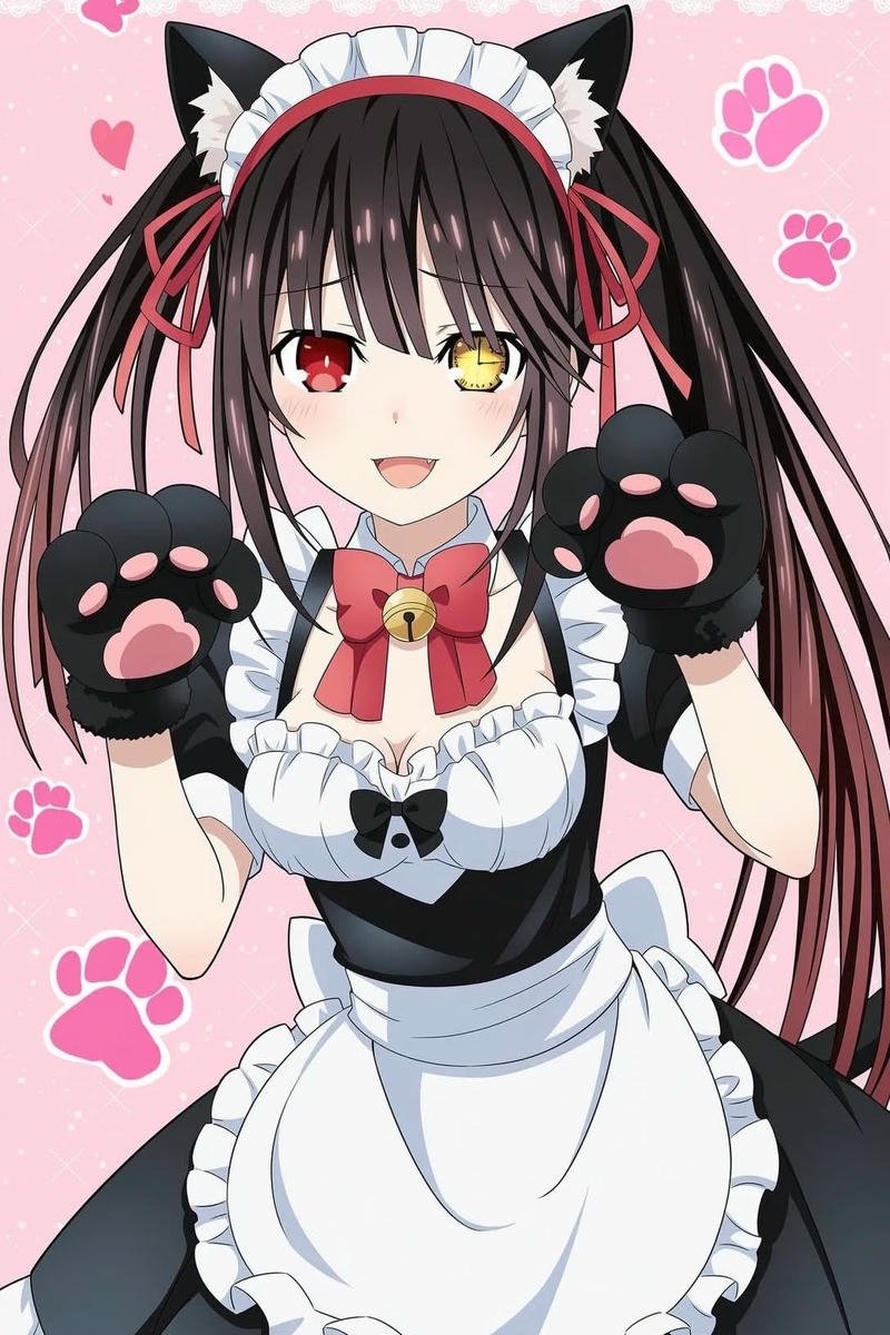 Ảnh Kurumi anime với thần thái quyến rũ