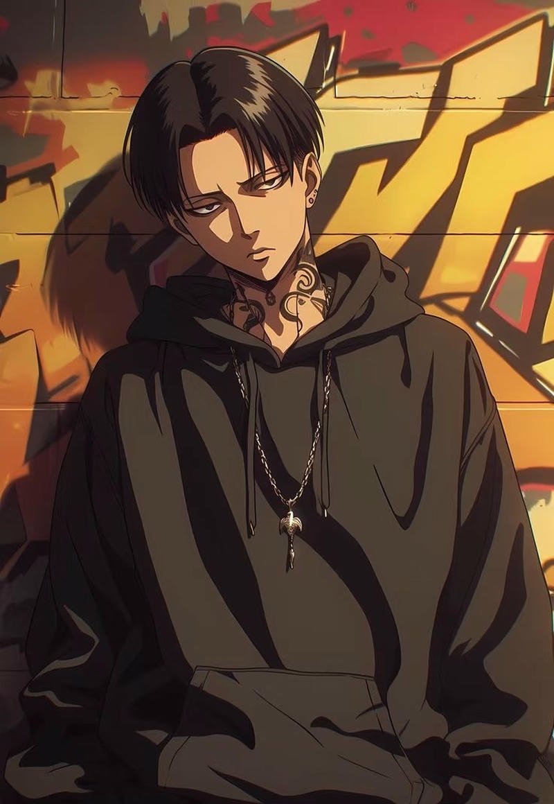 Ảnh Levi Ackerman anime phong cách lạnh lùng