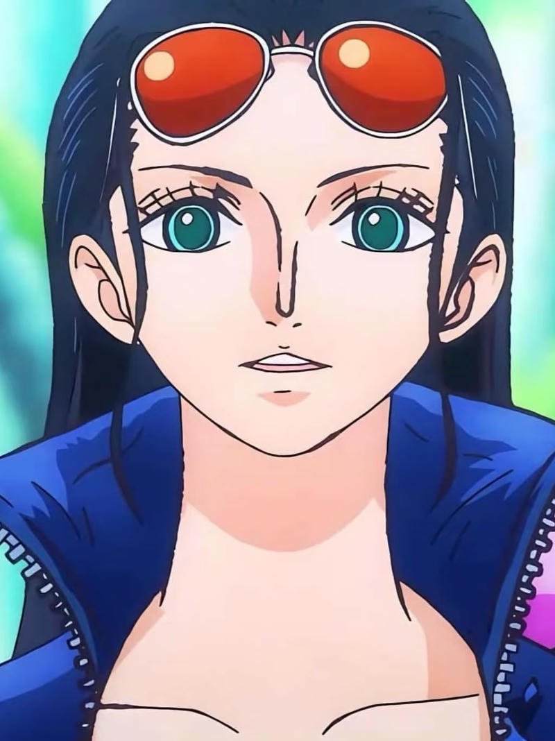 Ảnh Nico Robin anime trong không gian ánh sáng dịu