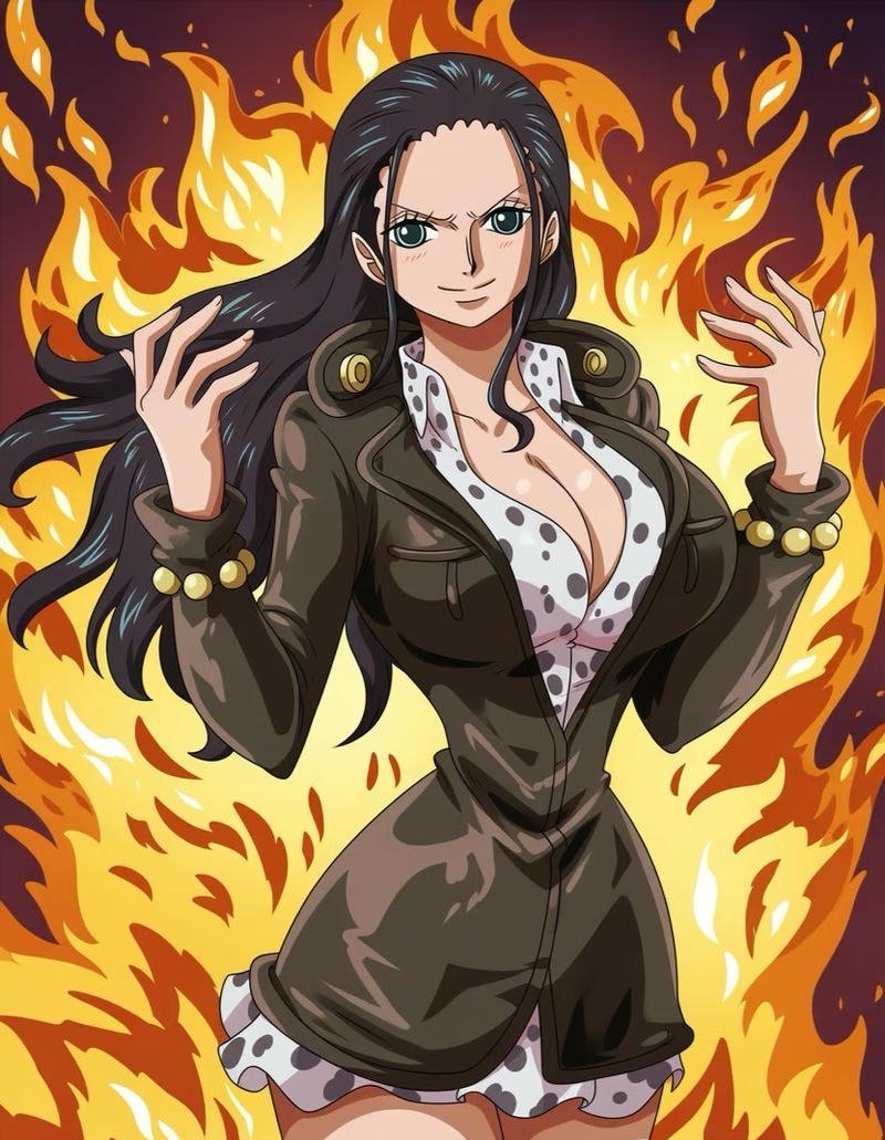 Ảnh Nico Robin anime với ánh nhìn cuốn hút