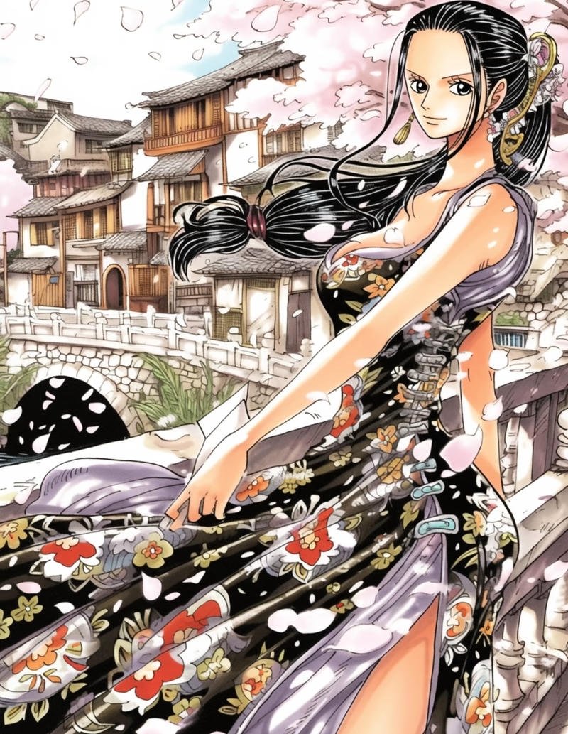 Ảnh Nico Robin anime với thần thái lạnh lùng