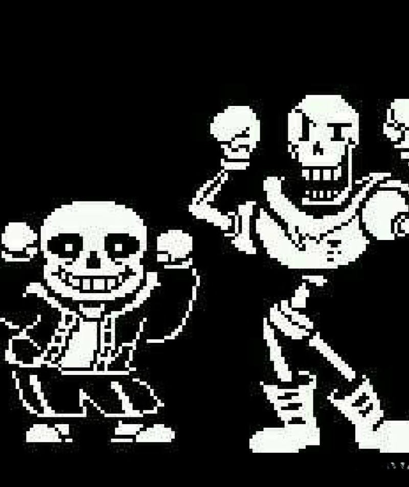 Ảnh Sans phong cách game pixel cổ điển