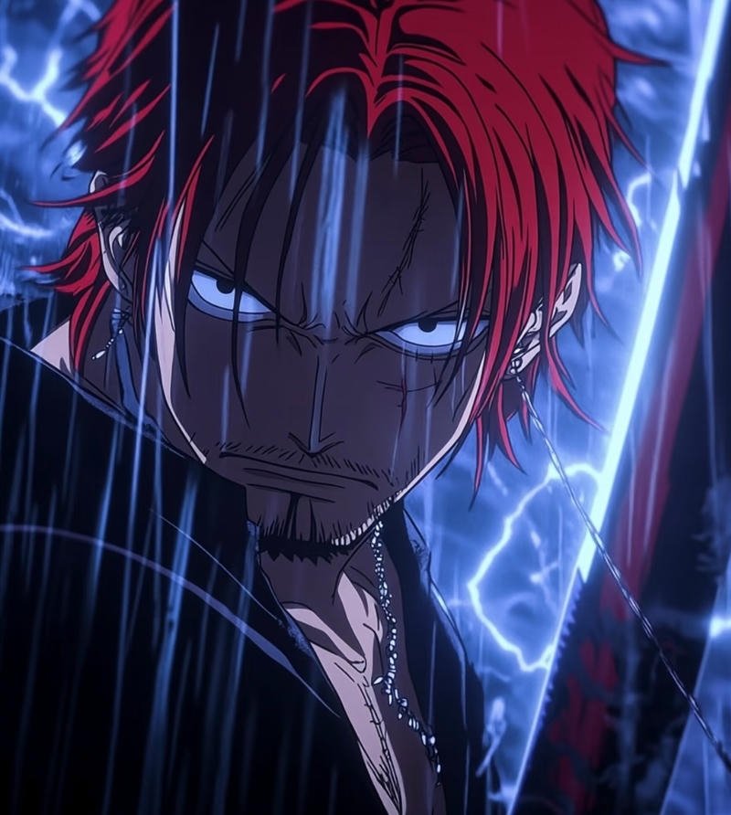Ảnh Shanks anime phong cách mạnh mẽ cuốn hút