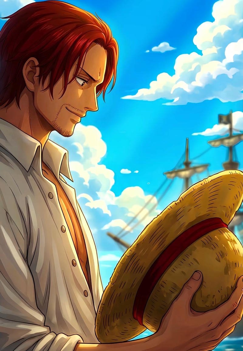 Ảnh Shanks anime trong không gian đại dương