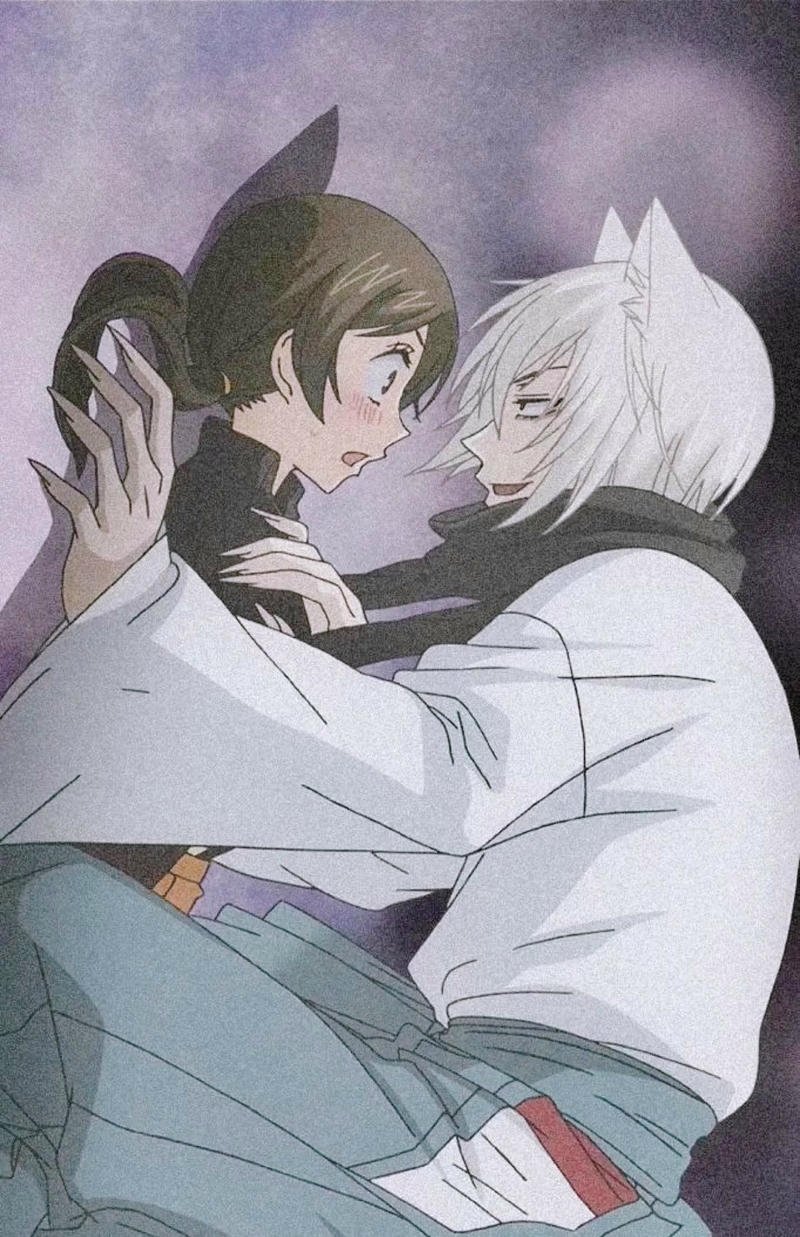 Ảnh Tomoe anime trong không gian huyền bí