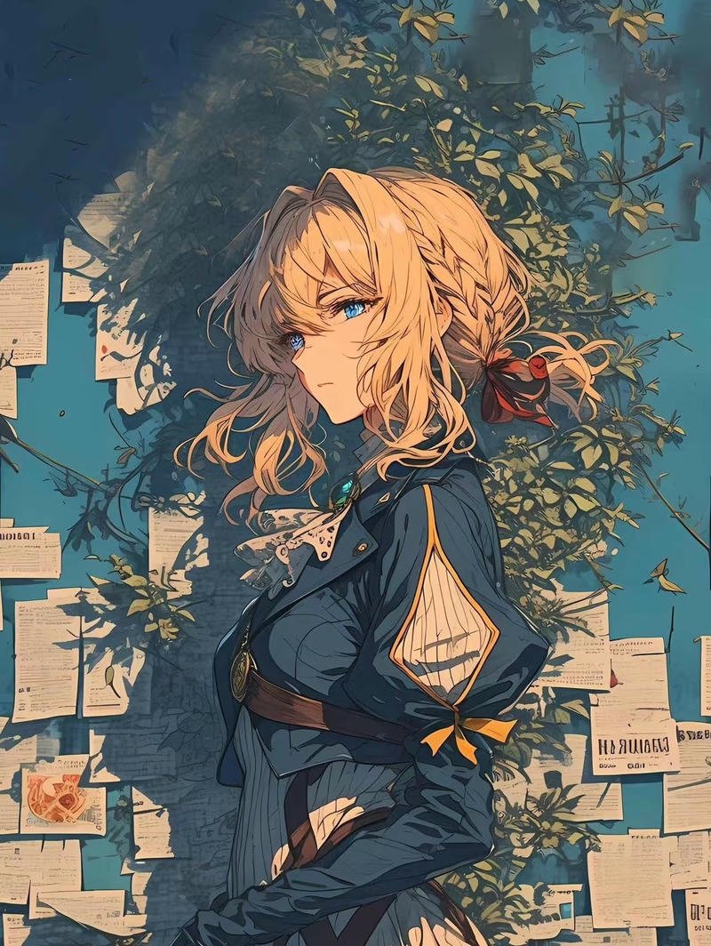 Ảnh Violet Evergarden anime phong cách cổ điển cuốn hút