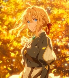 Ảnh Violet Evergarden anime phong cách lãng mạn nhẹ
