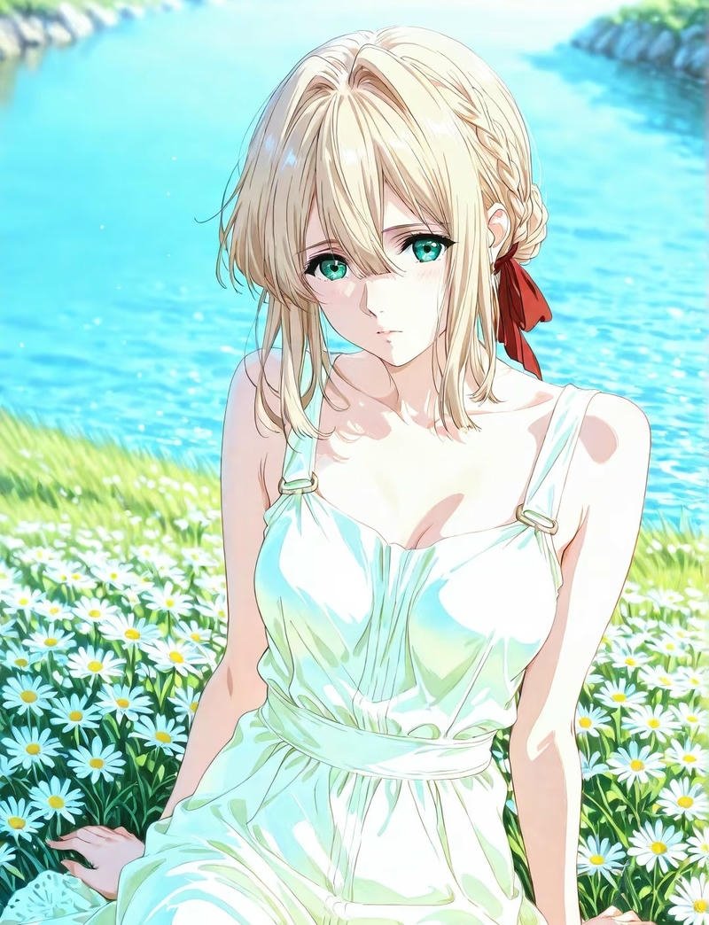 Ảnh Violet Evergarden anime phong cách nghệ thuật
