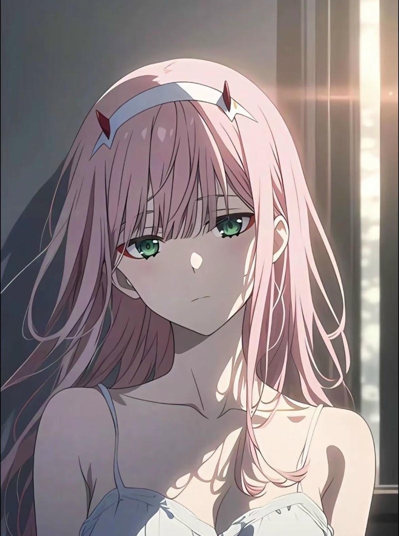 Ảnh Zero Two anime phong cách cuốn hút
