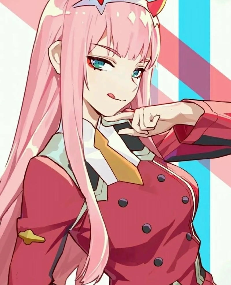 Ảnh Zero Two anime phong cách quyến rũ