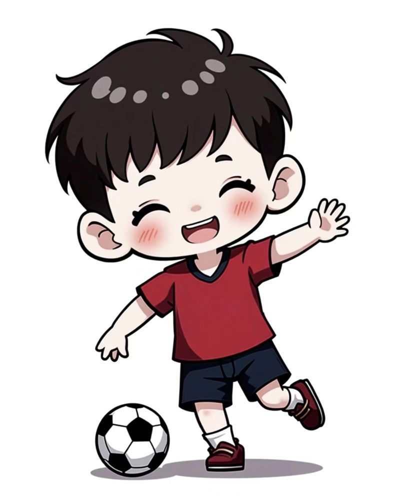 Ảnh anime bóng đá cùng khoảnh khắc tăng tốc mạnh mẽ